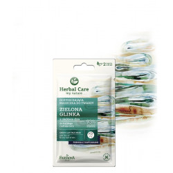 Farmona herbal care green clay face mask 2*5g