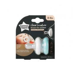 TOMMEE TIPPEE CLOSE TO NATURE 2 SUCETTES BREAST-LIKE 0-6M