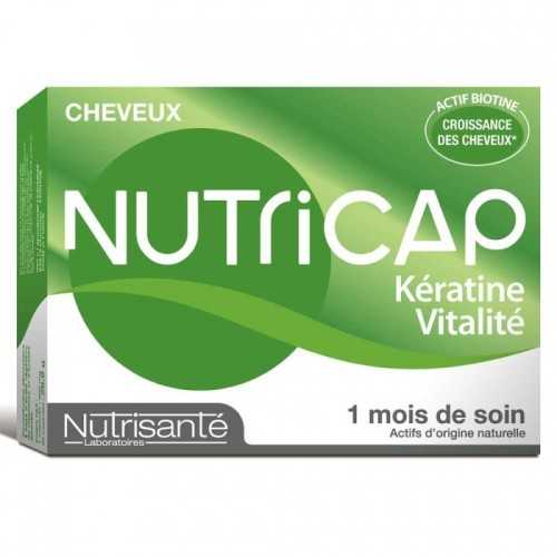 NUTRICAP KERATINE VITALITE CHEVEUX, 30 CAPSULES