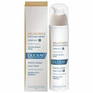 Ducray Melascreen Crème nuit contre le photo-vieillissement, 50 ml